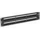 Tripp Lite N252-048 Panel de Conexiones Cat5 / Cat6 110 de 48 Puertos, para Instalación en 2U de Rack, 568B, Ethernet RJ45
